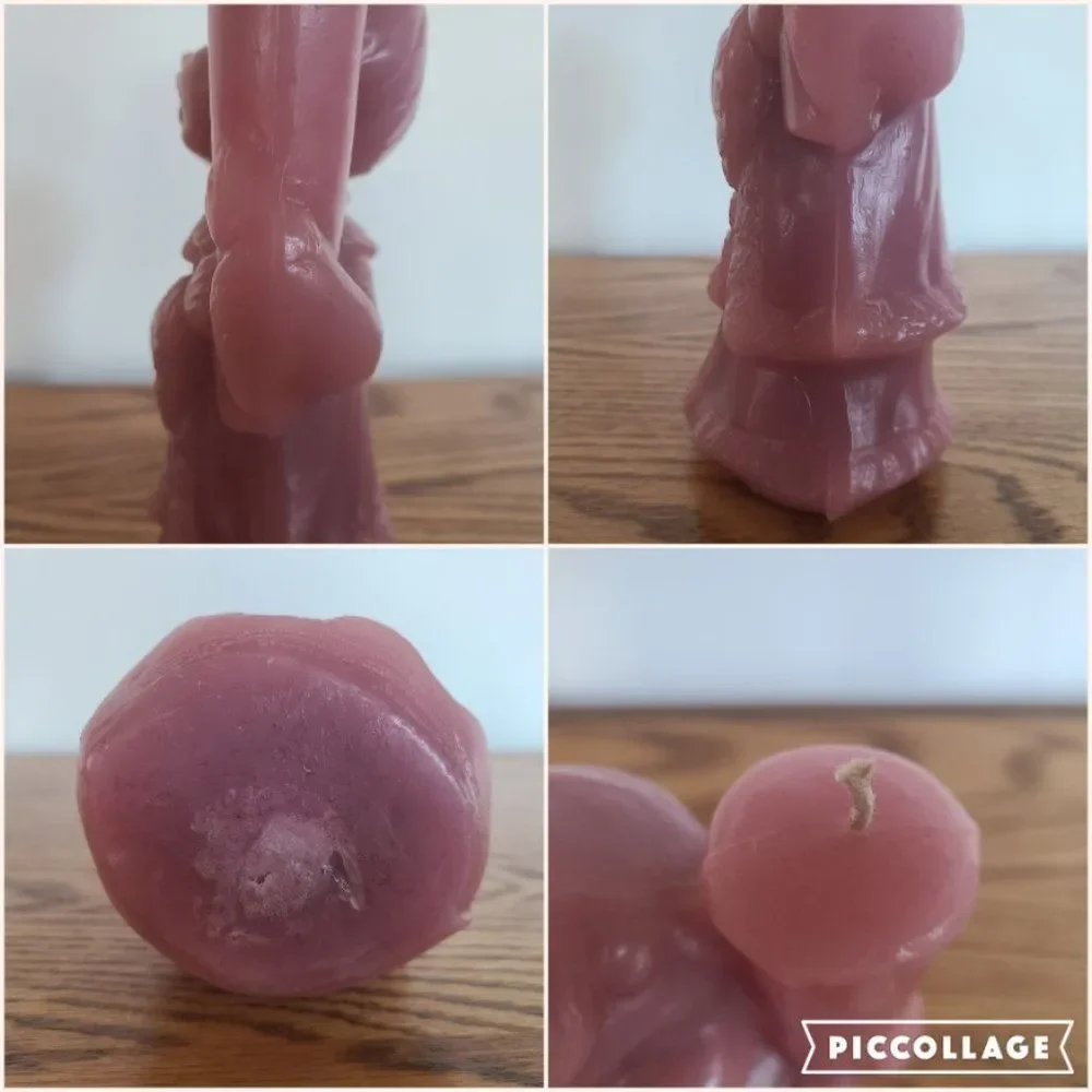 Vintage Candle - Novelty Wax Candle - CHOIRBOY CARRYING A CANDLE - Rare Unique